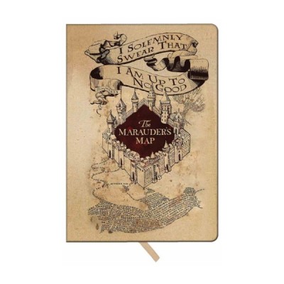 Carnet de notes Harry Potter / carte du Maraudeur (The Marauder's Map)